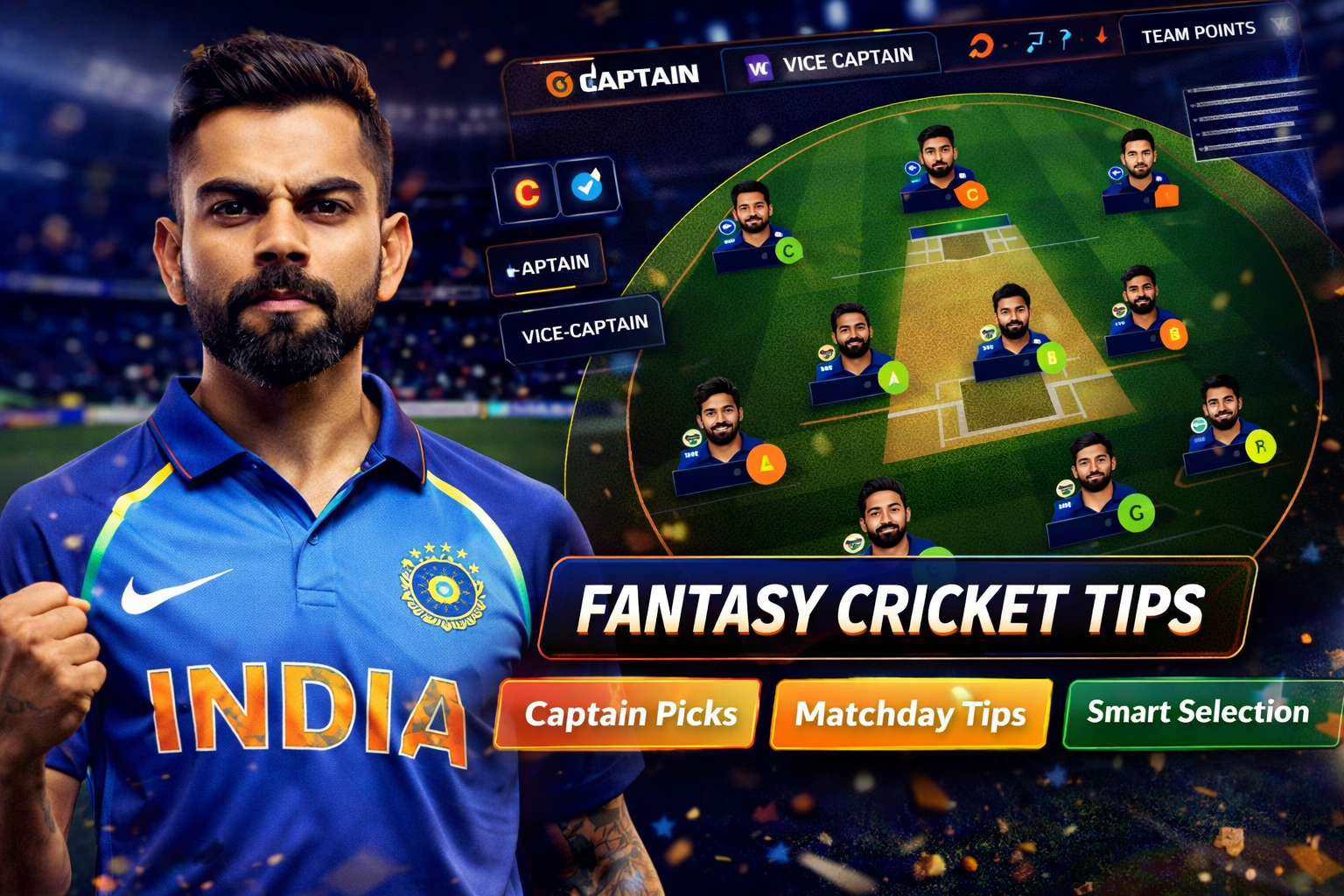 gamezy fantasy cricket pick checklist